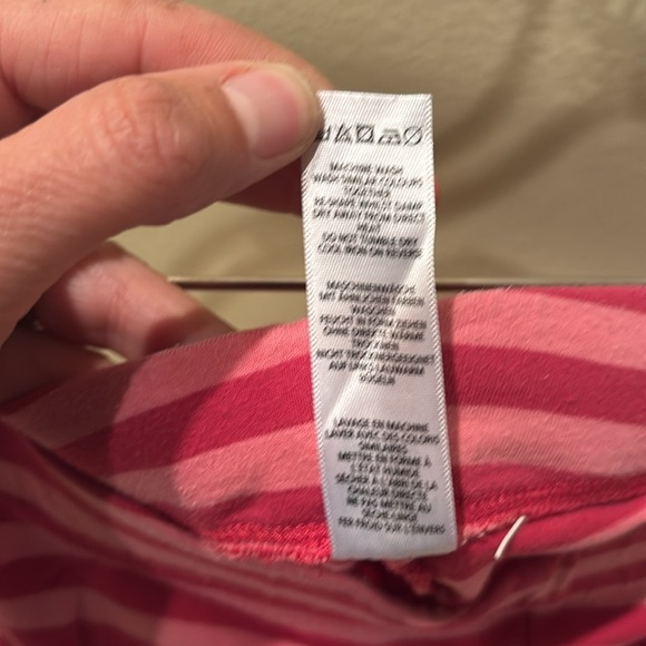 Mini Boden kids Pink Striped Leggings - Picture 5 of 7